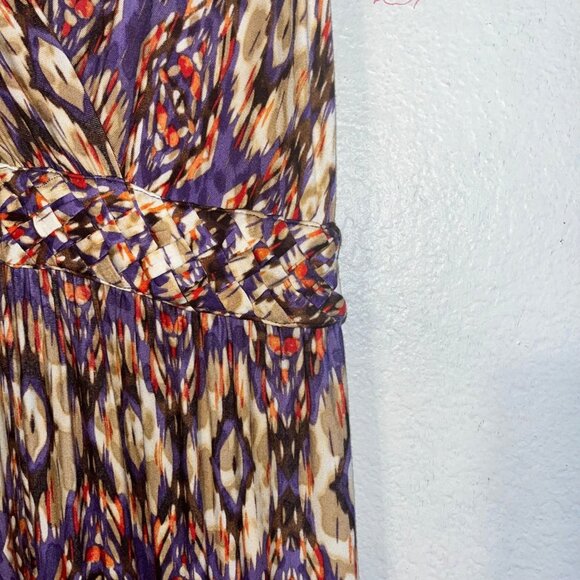 Spense Women's Maxi Dress XL Multicolor Viscose Spandex Patterned Leopard Print - Picture 3 of 8